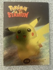 Pokemon Stadium Danone Pikachu #25 Promo Foil 7/8 picture