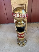 1976 Schlitz Grand Baroque Lighted Draught Stanchion Beer Sign NOS Open Box picture