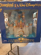 Walt Disneyland World Sleeping Beauty Castle Playset Golden 50 Years Edition Toy picture