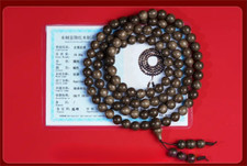 8mm*108 Genuine Wild Brunei Agarwood Bracelets Malas Meditation Prayer Bead 文莱沉香 picture
