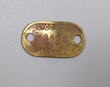 Vintage 1971 Dog Tax License Lycoming County, PA #9650 Good Condition picture