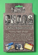 2024 HISTORIC AUTOGRAPHS CHAOS 2: TRUE CRIME, TRAGEDY, & TRIUMPH SEALED BOX picture