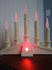 Vintage Empire Five Light Christmas Candelabra Candeliere picture