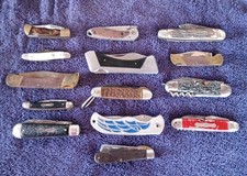 VINTAGE POCKET KNIVES LOT of 14 FOR PARTS OR REPAIR picture