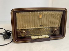 Vintage Philips Philetta B2D23A Tube Radio MCM German Audio Great Shape Untested picture