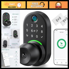 Keypad Smart Door Knob Lock, Yamiry Fingerprint Keyless Entry Handle Lock picture