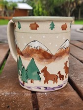 Rare Starbucks Christmas Mug ~ Hungary HP & Signed picture