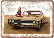 1966 Buick Prestige Vintage Auto Ad Retro Look Reproduction Metal Sign AM6564 picture