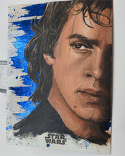 Topps Star Wars Sketch Anakin by Shyla Lee picture