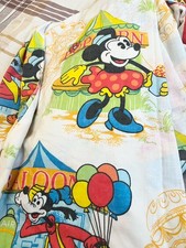 Vintage Walt Disney Mickey Mouse  At The Fair Carnival Twin Set Flat And Fitted picture