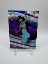 2025 Topps Chrome Sapphire Edition Disney Princess Jasmine Purple #/15 Aladdin picture