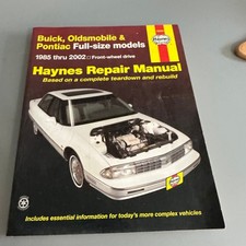 Haynes Repair Manual Buick Oldsmobile Pontiac Full-size FWD 1985-2002 19020 picture