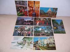 1950s-70s DISNEYLAND POSTCARD LOT of 10 DIFF. picture