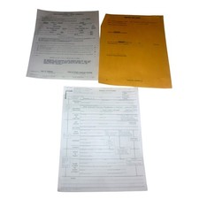 Vintage 1968 United Air Lines Boeing 727 Supervisory Instructor Assignment Lot picture