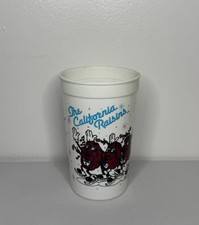 Vintage 1988 California Raisins Ice Capades Plastic Cup Tom Scallen Presents picture