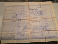 Vintage US Navy NAVSEA Blueprint Ship Engineering Drawing 5926286 Sheet 2 picture