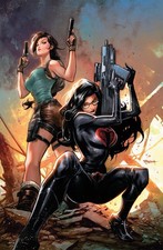 GI JOE A REAL AMERICAN HERO TOMB RAIDER #1 STEPHEN SEGOVIA EXCLUSIVE VIRGIN picture