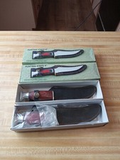 New Vuntage Hunting Knife 9 Inch Pakka Handle Made In Pakistan/Leather Sheath  picture