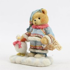 Cherished Teddies Ingrid Bundle-Up Figurine NEW No Box 4 in Collectible picture