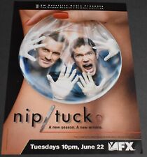 2004 Print Ad Nip Tuck FX New Season Wrinkle XM Satellite Radio Men art sexy picture