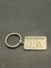 C-137 Vintage 3M Adhesives Chemical Engineering Company Metal Key Ring Chain picture
