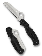 Spyderco Atlantic Salt Folding Knife H2 Steel Blade Black FRN Handle - C89SBK picture