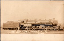 [62k] Postcard RPPC, D&H Engine 'Long John' 96ft & 220 Tons picture