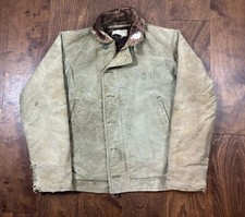 1940s WW2 USN N1 Deck Jacket Size 36 Vintage Thrashed Distressed Navy Contract picture