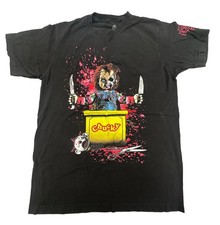 Chucky Universal HHN Horror Nights Shirt Black “I’m Your Friend Til The End” MED picture