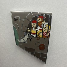 DLR Disneyland Pirates Of The Caribbean Puzzle Map Pin 2025 le 475 Dog Jail Cell picture