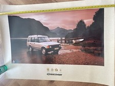 ULTRA RARE Land Rover Discovery Showroom Poster 1990’s picture