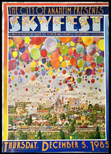 RARE 1985 VINTAGE Disneyana Commemorative Anniv Collectible Poster Memorabilia picture
