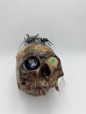 Gemmy Halloween Animated Scary Skull /Crusty Eye Skull picture