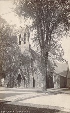 Rome, New York,  Zion Episcopal Church,  Oneida Co, Real Photo Postcard RPPC picture