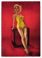 Marilyn Monroe Yellow Swimsuit Pin-Up ASI Printed in Germany Postcard picture