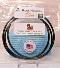 Rockhound's 1st Choice Belts for Thumler's Tumbler Models T-100 & MP-1 (3) Pack picture