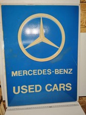 Mercedes Benz Dealership Sign Panel 3'x4' -Vintage -Rare 