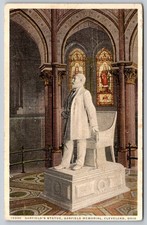 Garfield's Statue Memorial Cleveland Ohio 1913 Postcard BB410 picture