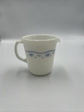 Old Pyrex Laurel Leaf Creamer Bluegrass EUC picture