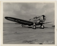 Original 1938 Northrop 8A-2 Attack Bomber Factory Photo Armed for Argentina 8x10 picture
