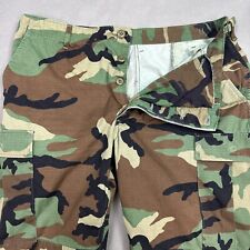 US Military Pants Men Large Green Trouser Cargo Woodland Ripstop Vtg Hot Weather picture