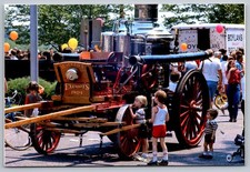 Wyckoff NJ Festival~Horse Fire Pumper c1981 Bergen Co. New Jersey RPPC Postcard picture
