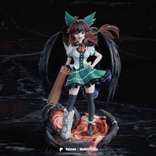 1:8 Utsuho Reiuji Touhou Project Fan Art UNPAINTED Resin Garage Kit picture