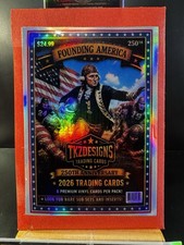 2026 Tkzdesigns Founding America 250th Trading Card Packs 6 Premium Vinyl Cards picture
