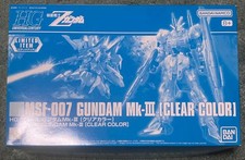 Bandai HG 1/144 MSF-007 Gundam Mk-III Clear Color Gunpla Limited picture