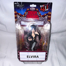 NECA Toony Terrors Elvira Anniversary Edition Plastic Figure 17+ Black picture