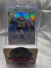 2026 Topps Disney Neon Chrome Neon Etch Auto Buzz Lightyear Tim Allen Autograph  picture
