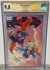 Superman Batman #8 CGC SS 9.8 New Supergirl π Jeph Loeb Sig βοΈ & Top Pop 1/3 π picture