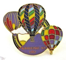 1982 Albuquerque Hot Air Balloon Pin Limited Edition SWBA 1