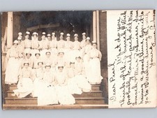 c1906 Group Of Nurses Tionesta Pennsylvania PA Forest County RPPC Real Photo picture